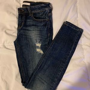 Euninia Dark Wash Skinny Jeans